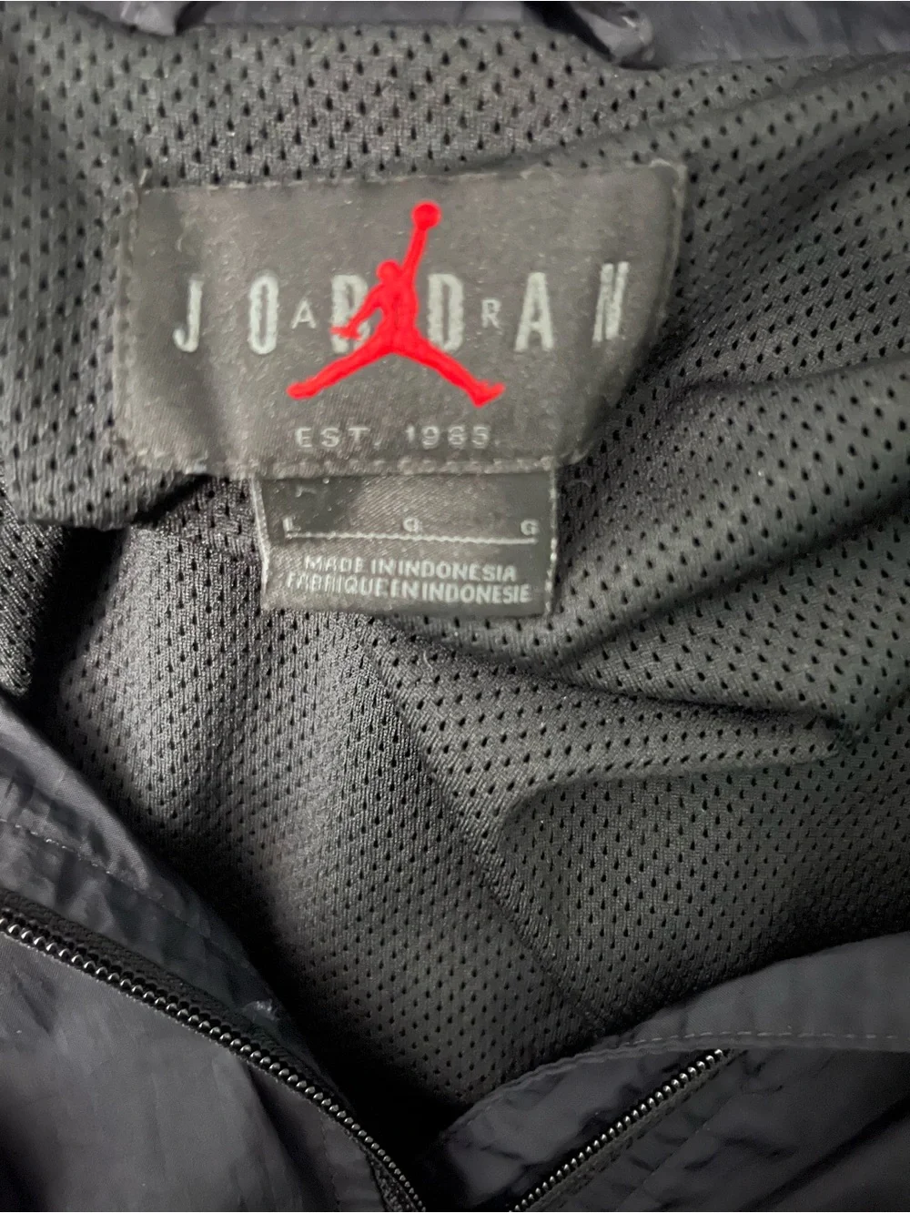 Jordan Men's Black & Red Performance Jacket